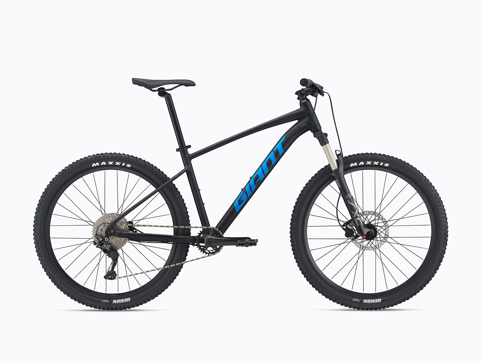 image features the Giant Talon 29 1, a high performance mountain bike in black
