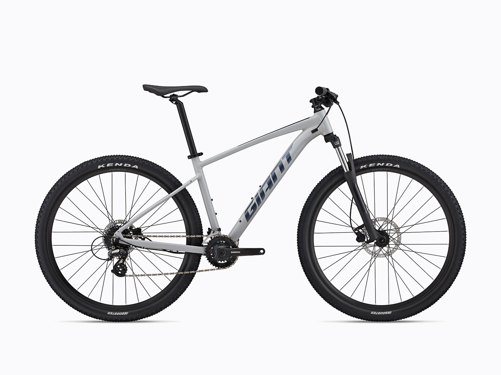 image features a Giant Talon 3, a modernized hardtail mountain bike that is designed for dirt trails