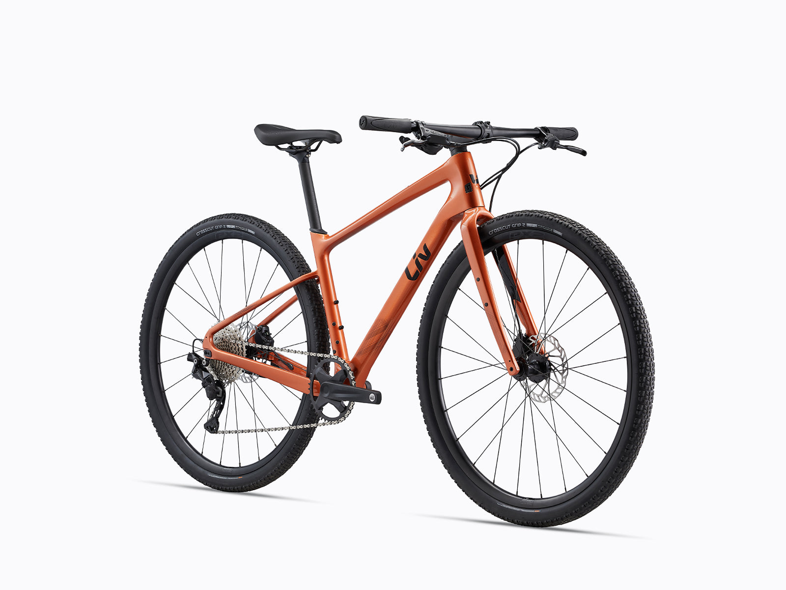 Image features a Liv thrive advanced gx in copper colour, sold by Giant Melbourne (a bike store in Melbourne, Australia)